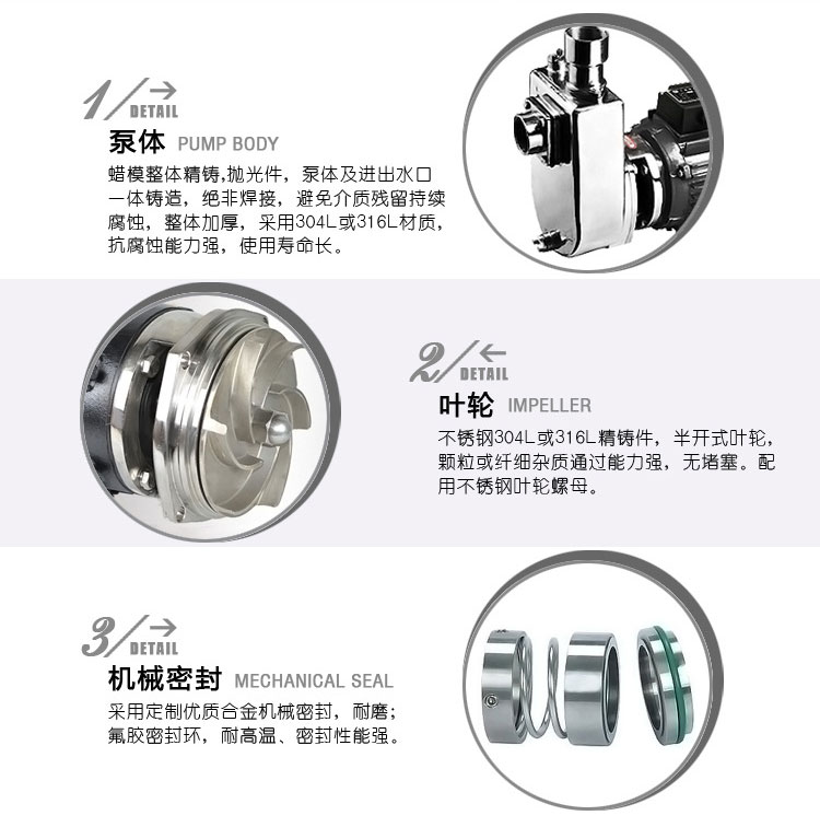 SFB、SFBX不銹鋼耐腐蝕離心泵產品細節