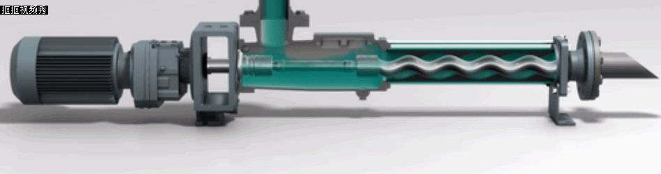 G型單螺桿泵工作原理圖動(dòng)畫